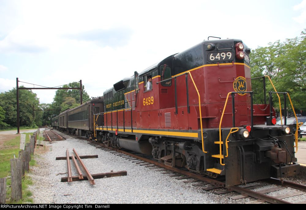 WCRL 6499 arrives with the train.